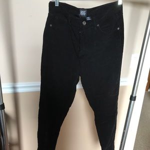 Black corduroy pants